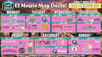 The Cake House - El Monte *NOW OPEN* TCH El Monte Weekly Deals!