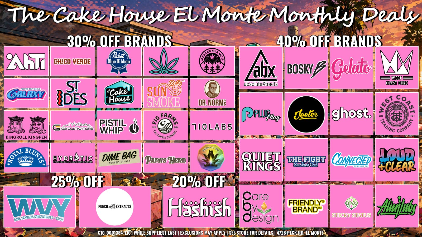The Cake House - El Monte *NOW OPEN* TCH El Monte May Weekly Deals!