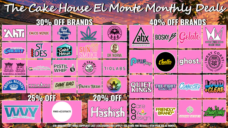 The Cake House - El Monte *NOW OPEN* TCH El Monte May Weekly Deals!