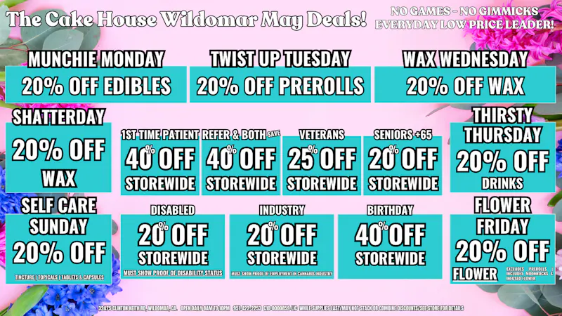 The Cake House - Wildomar TCH Wildomar Daily Deals!