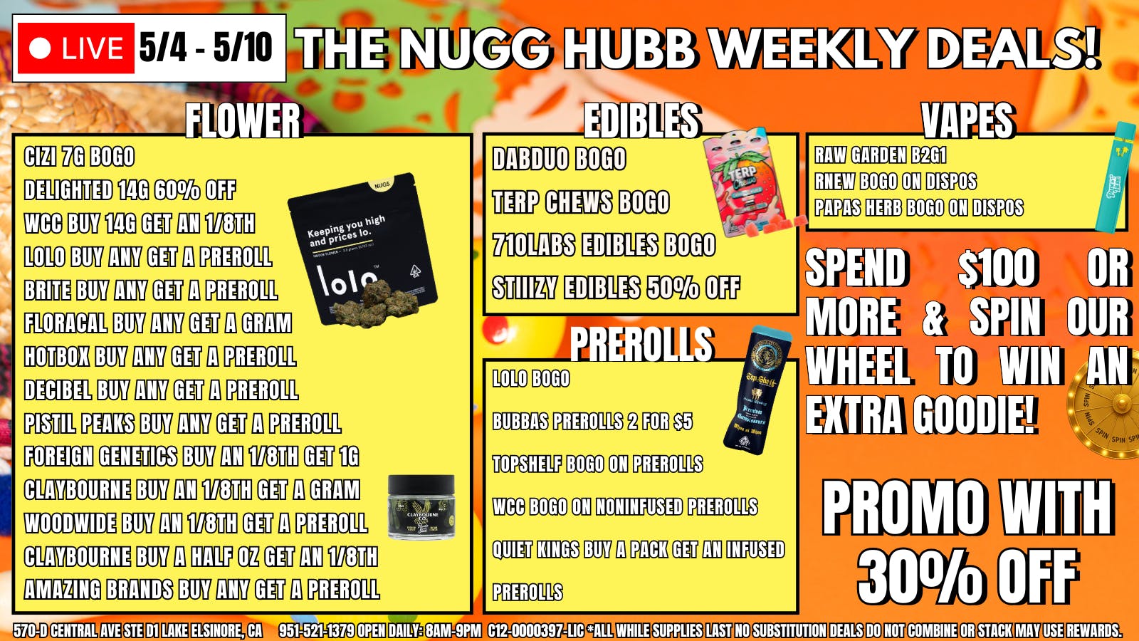 The Nugg Hubb The Nugg Hubb Weekly Deals!