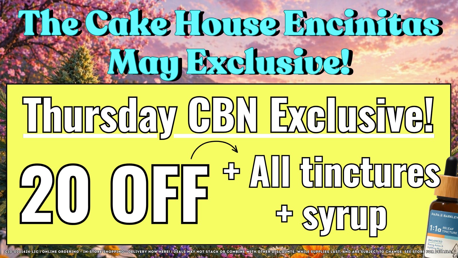 The Cake House - Encinitas TCH Encinitas Thursday Exclusive!