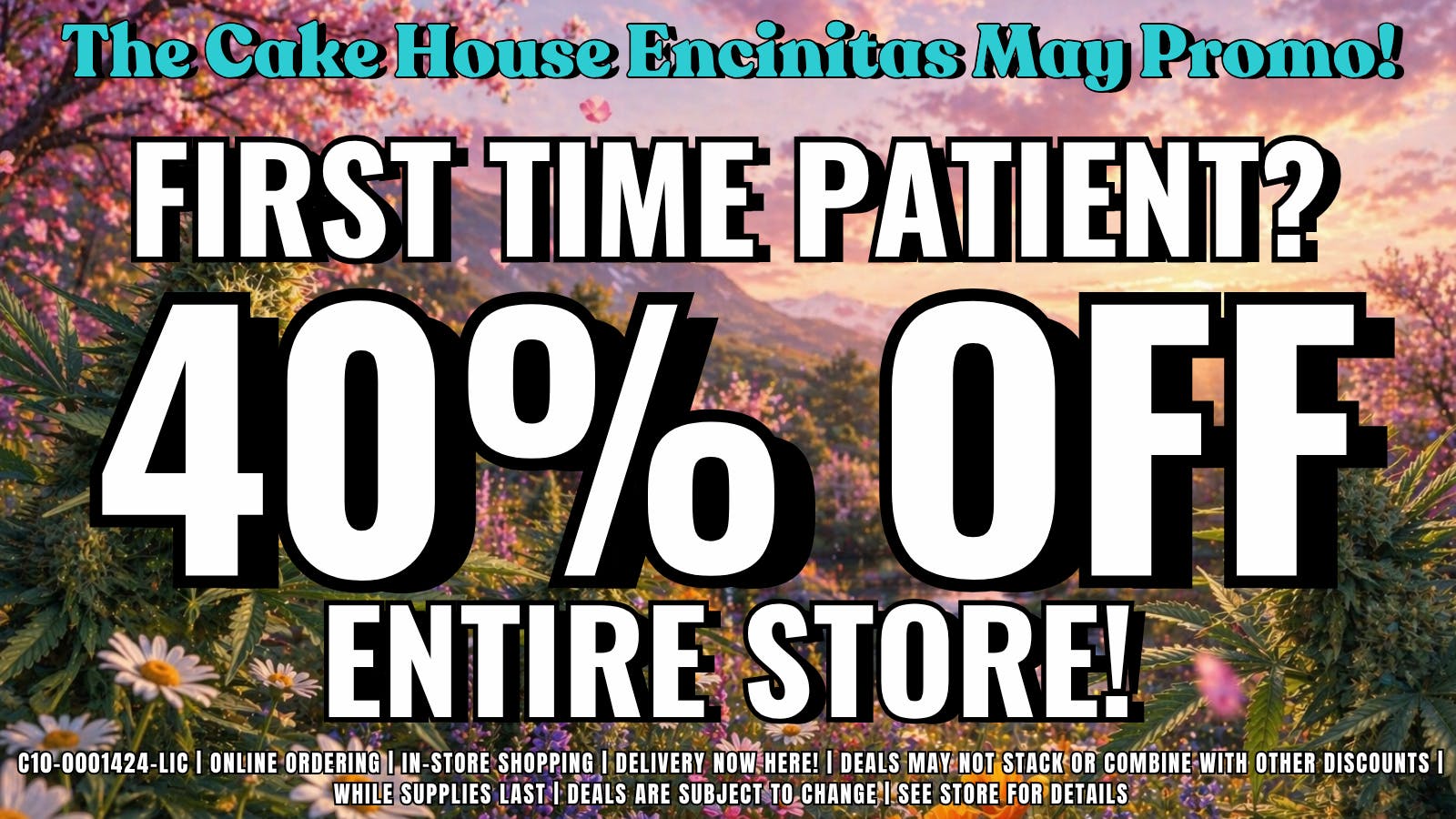 The Cake House - Encinitas TCH 40% off 1st time customers deal!