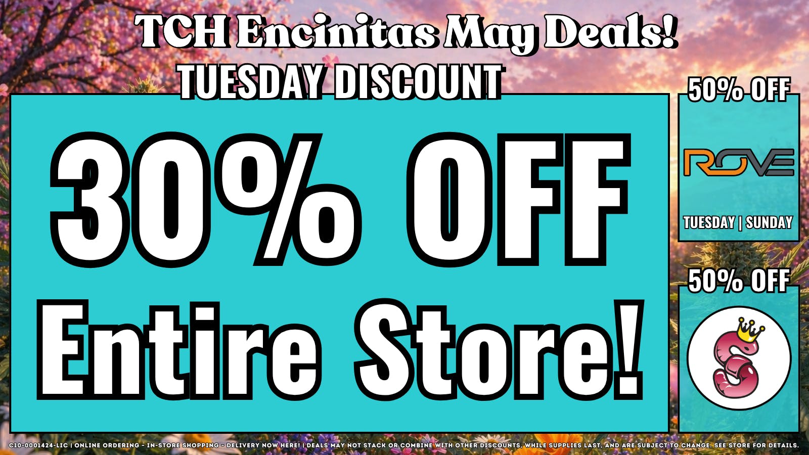 The Cake House - Encinitas THIRTY TUESDAYS + 40% OFF FTP!