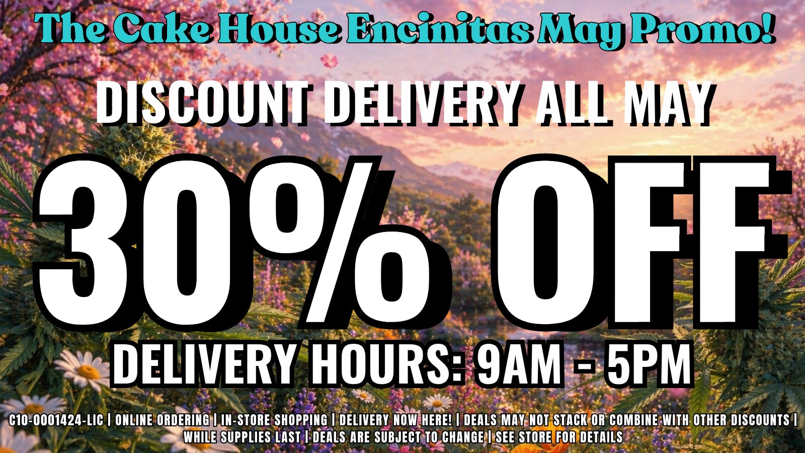 The Cake House - Carlsbad TCH Encinitas Delivery Discount!