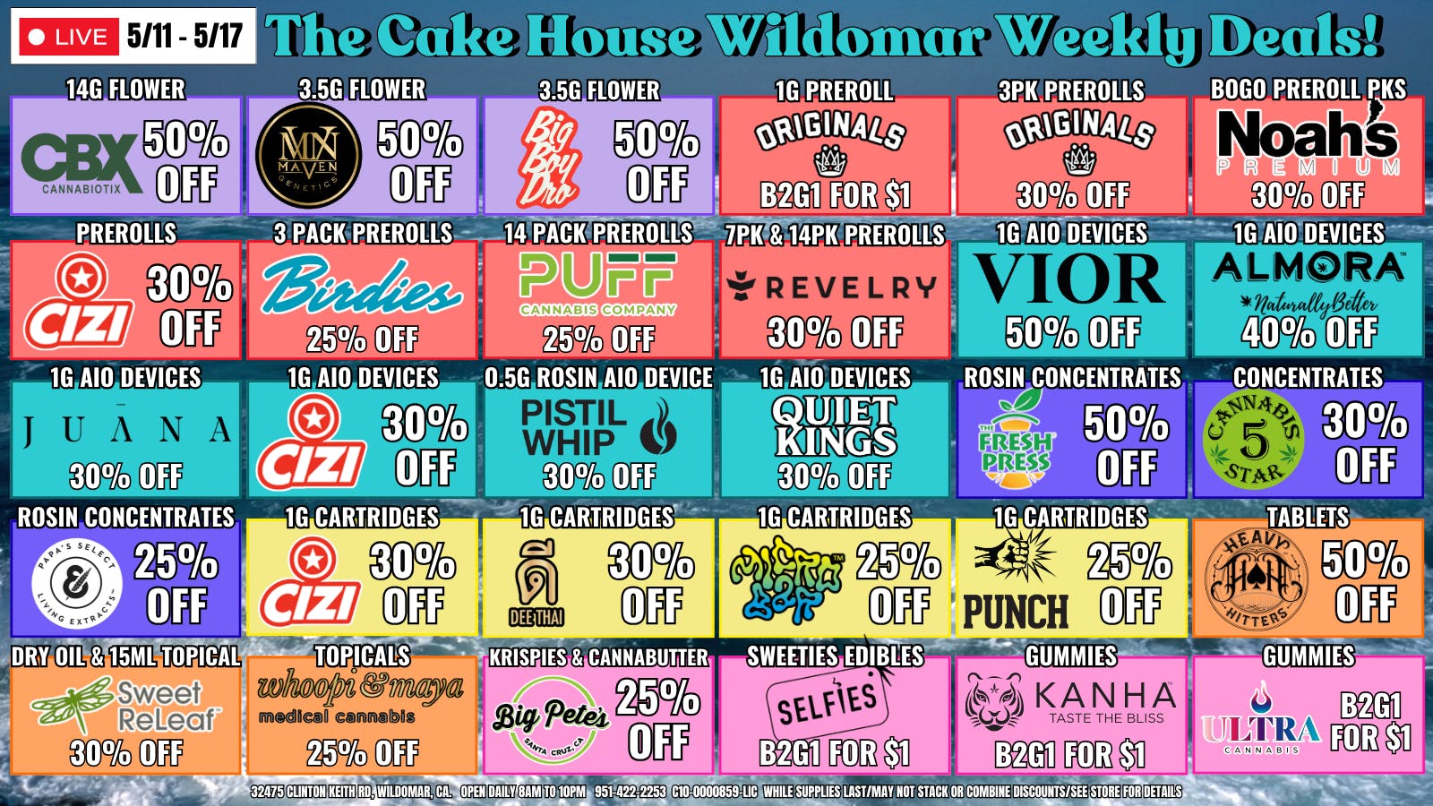The Cake House - Wildomar TCH Wildomar Top 30 Deals!