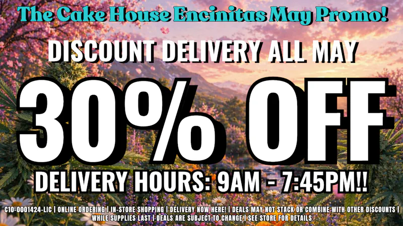 The Cake House - Carlsbad TCH Encinitas Delivery Discount!