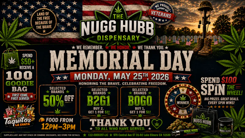 The Nugg Hubb The Nugg Hubb Memorial day weekend deals!