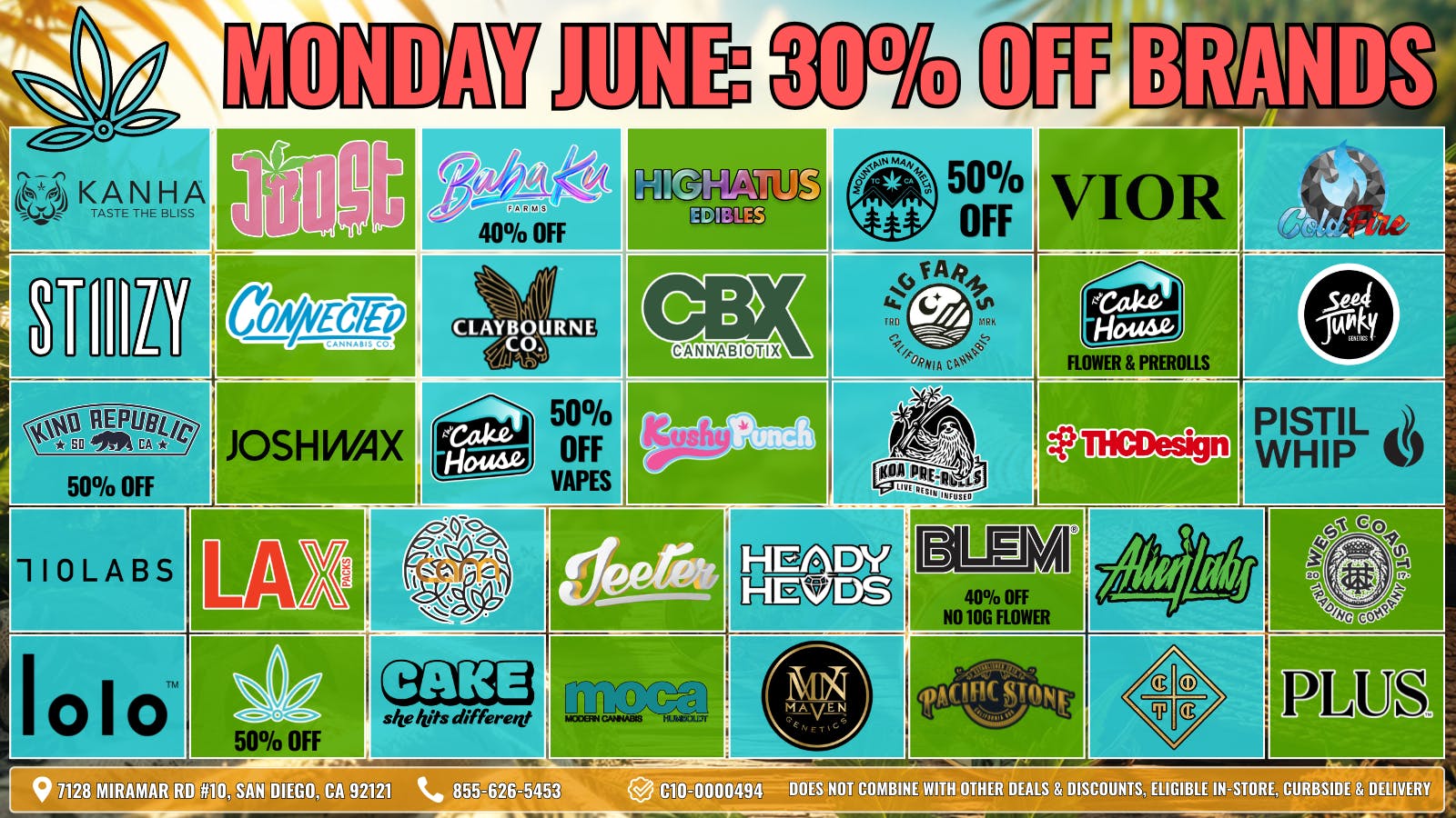 Mankind Dispensary MONDAY - 30% OFF SELECT BRANDS!