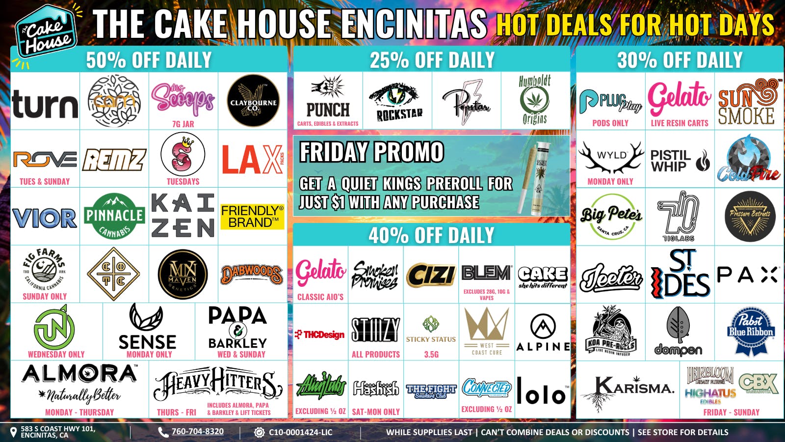 The Cake House - Encinitas TCH Encinitas June Deals!