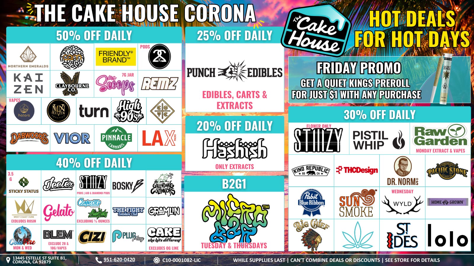 The Cake House - Corona TCH Corona June Deals!