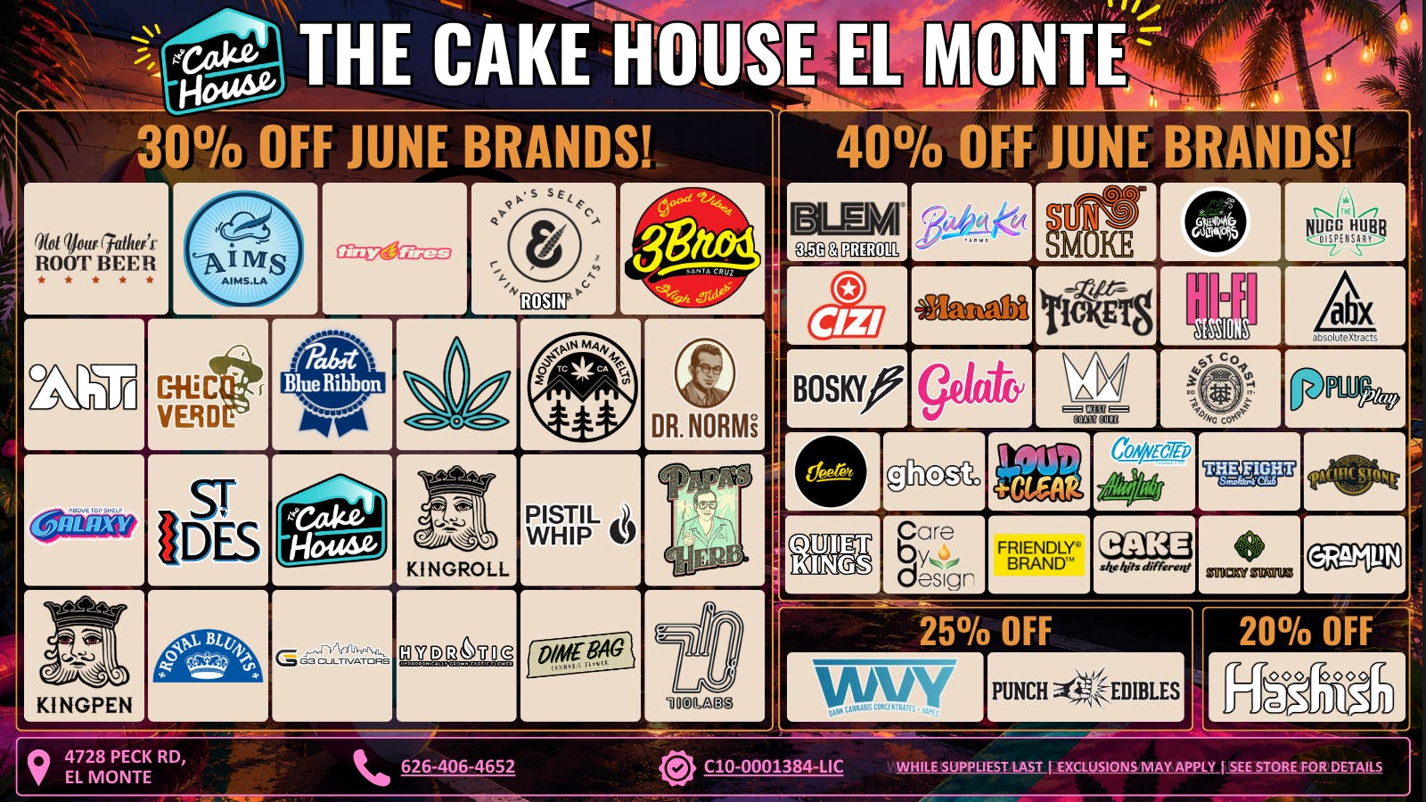 The Cake House - El Monte *NOW OPEN* TCH El Monte June Specials!