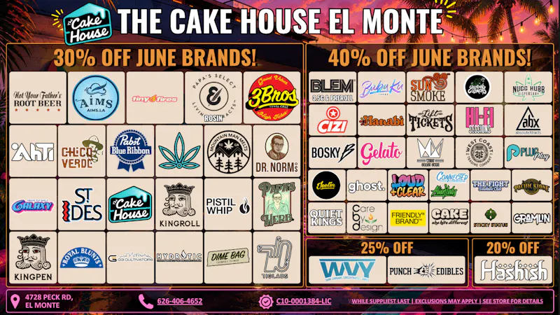 The Cake House - El Monte *NOW OPEN* TCH El Monte June Specials!