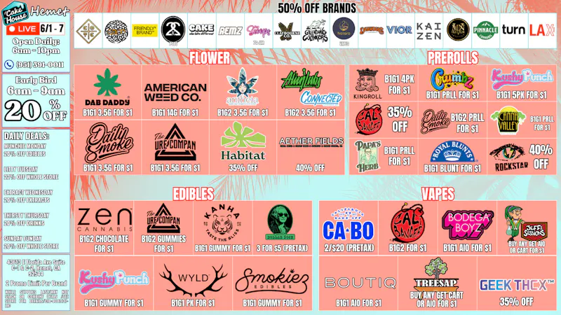 The Cake House - Hemet TCH Hemet Weekly Deals!