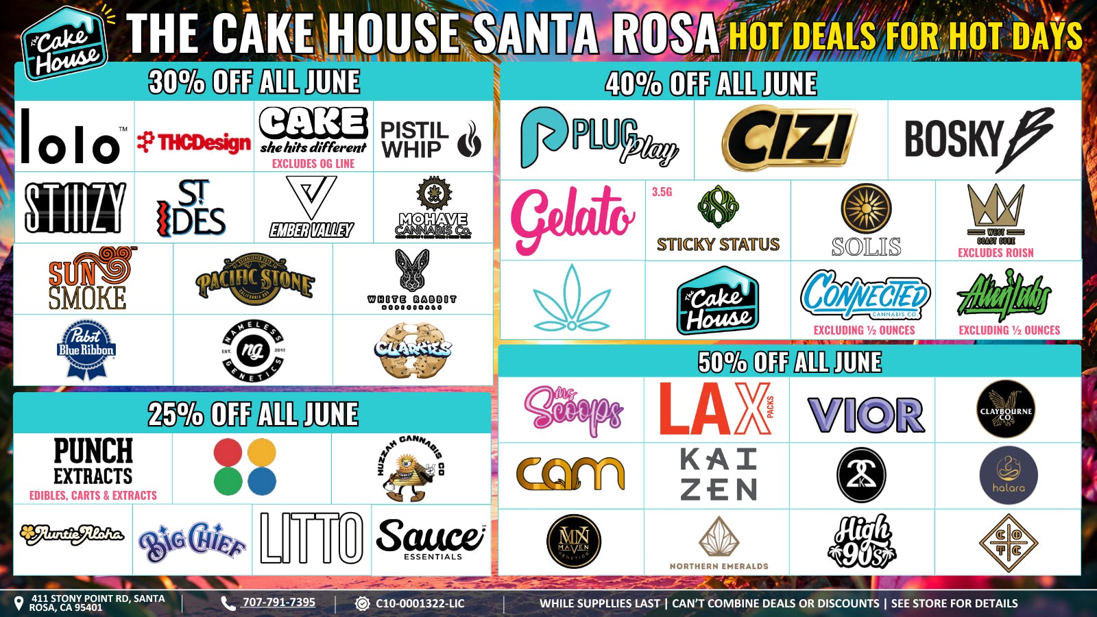 The Cake House - Santa Rosa TCH Santa Rosa June Deals!