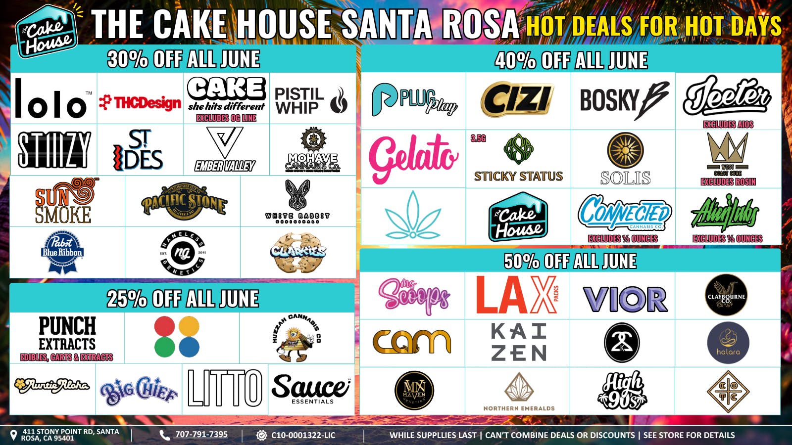 The Cake House - Santa Rosa TCH Santa Rosa June Deals!