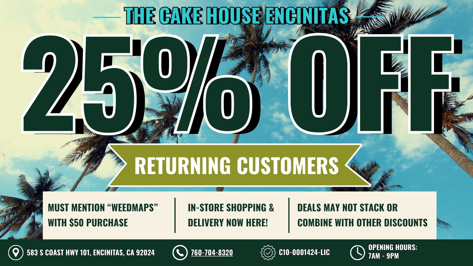 The Cake House - Encinitas TCH Encinitas Returning Customers!