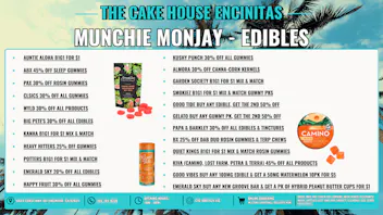 The Cake House - Encinitas Munchie Monjay: Edibles + 40% OFF FTP!