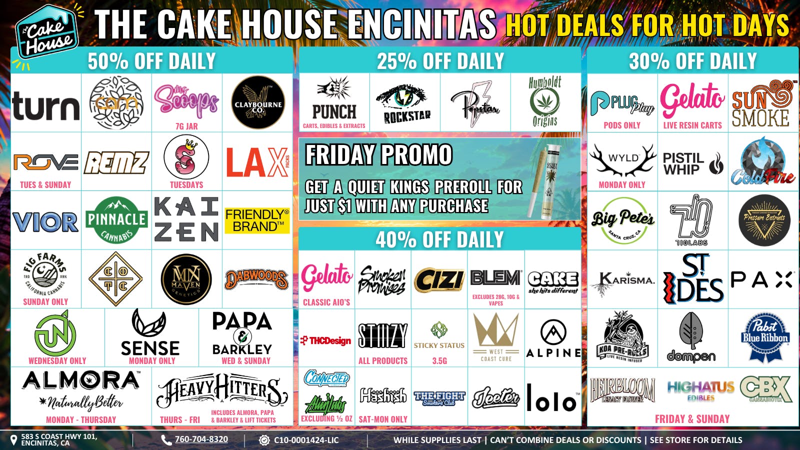 The Cake House - Carlsbad TCH Encinitas June Deals!