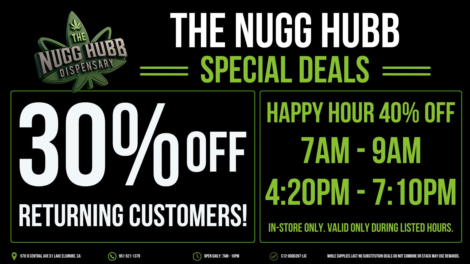 The Nugg Hubb The Nugg Hubb Returning Customers Deal!