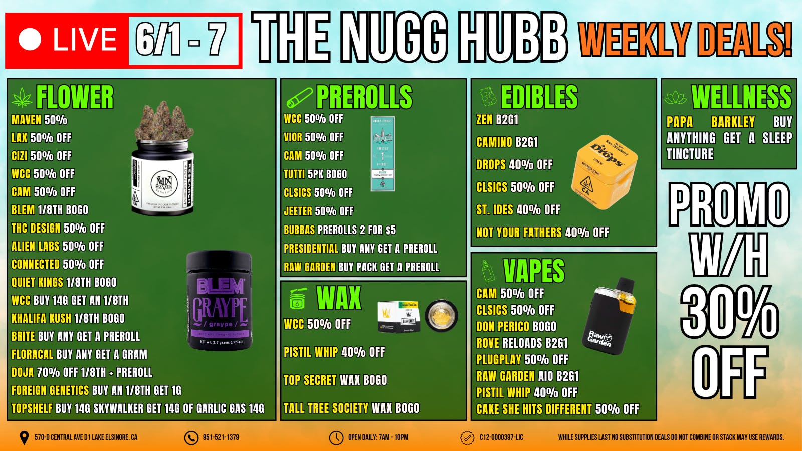 The Nugg Hubb The Nugg Hubb Weekly Deals!
