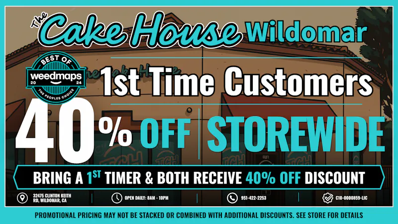 The Cake House - Wildomar TCH Wildomar 40% off 1st time customers!