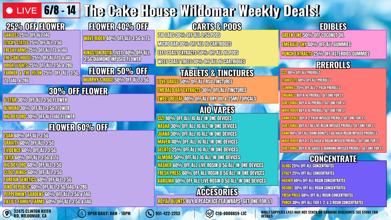 The Cake House - Wildomar TCH Wildomar Extra deals!