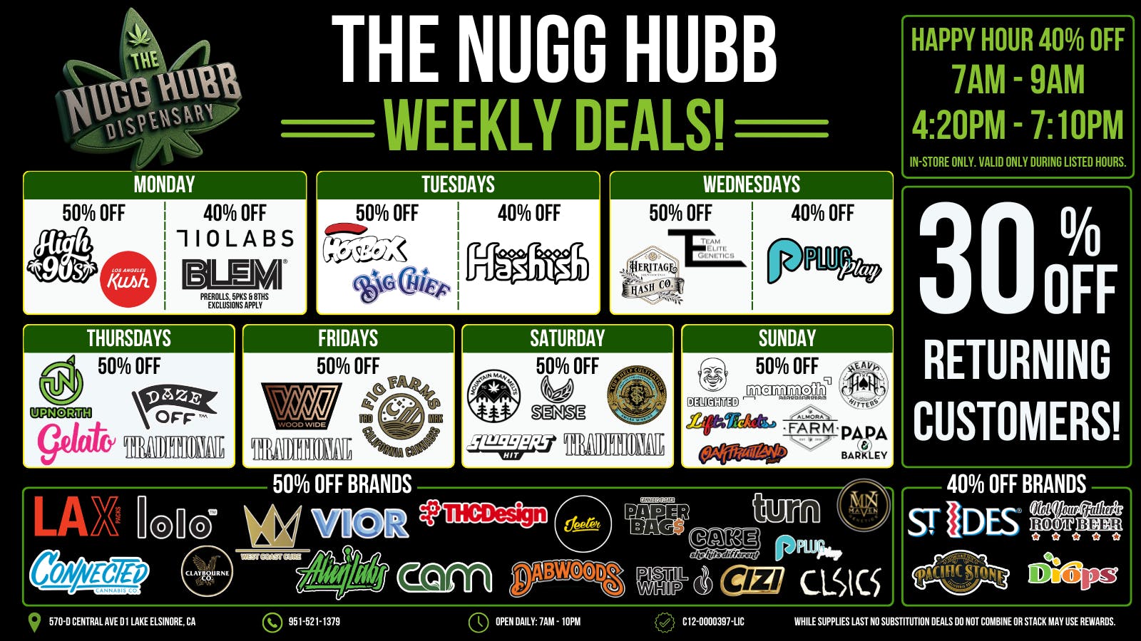 The Nugg Hubb The Nugg Hubb Weekly Deals!