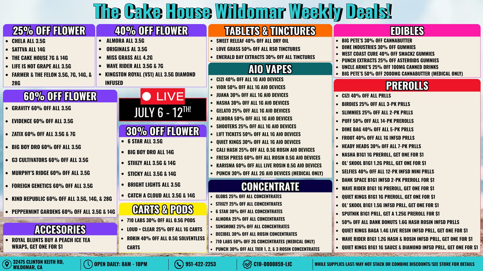 The Cake House - Wildomar TCH Wildomar Extra deals!