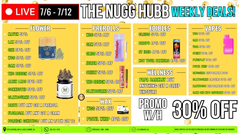 The Nugg Hubb The Nugg Hubb Weekly Deals!
