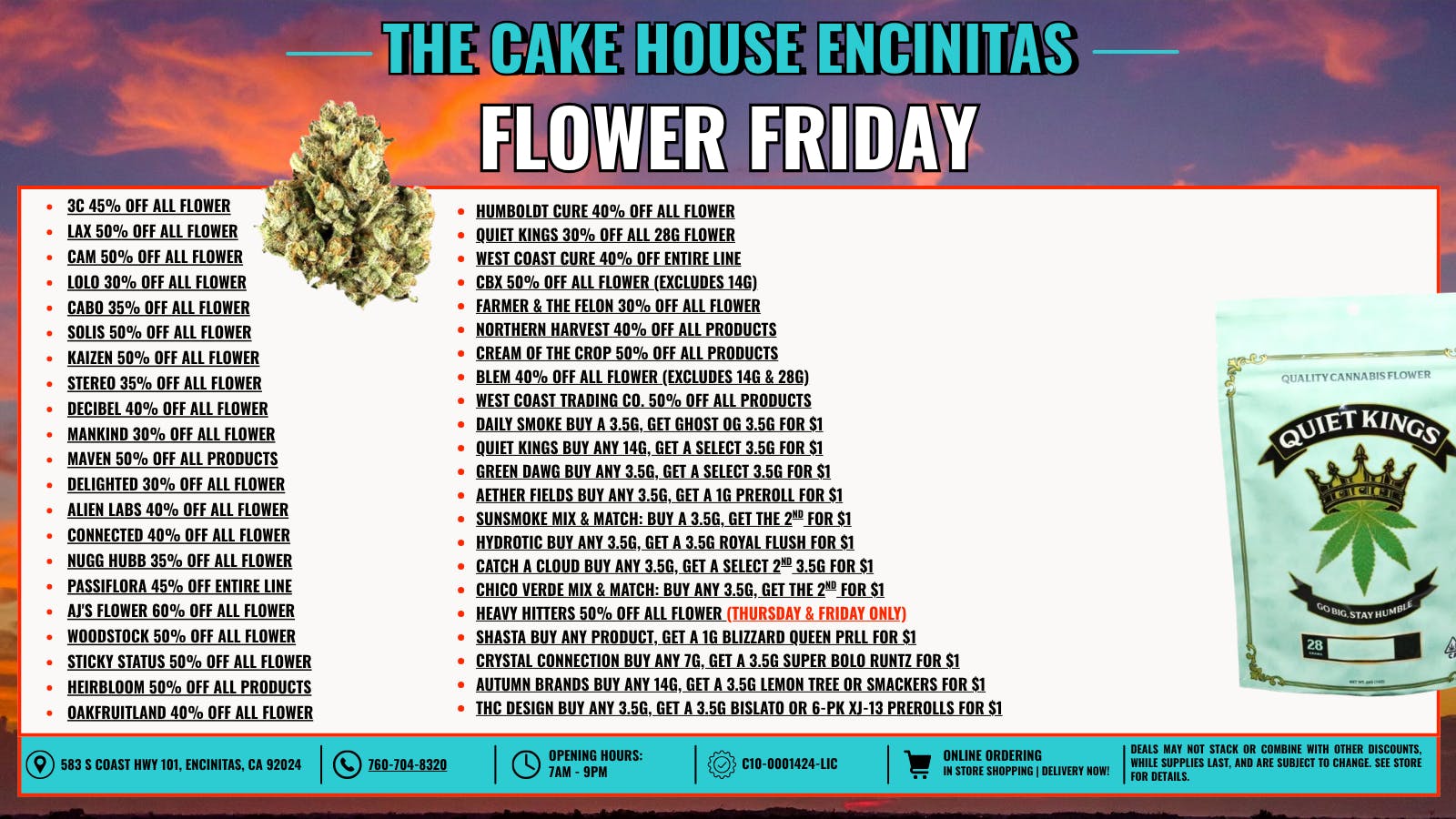 The Cake House - Encinitas Friday Exclusive Deals + 40% OFF FTP