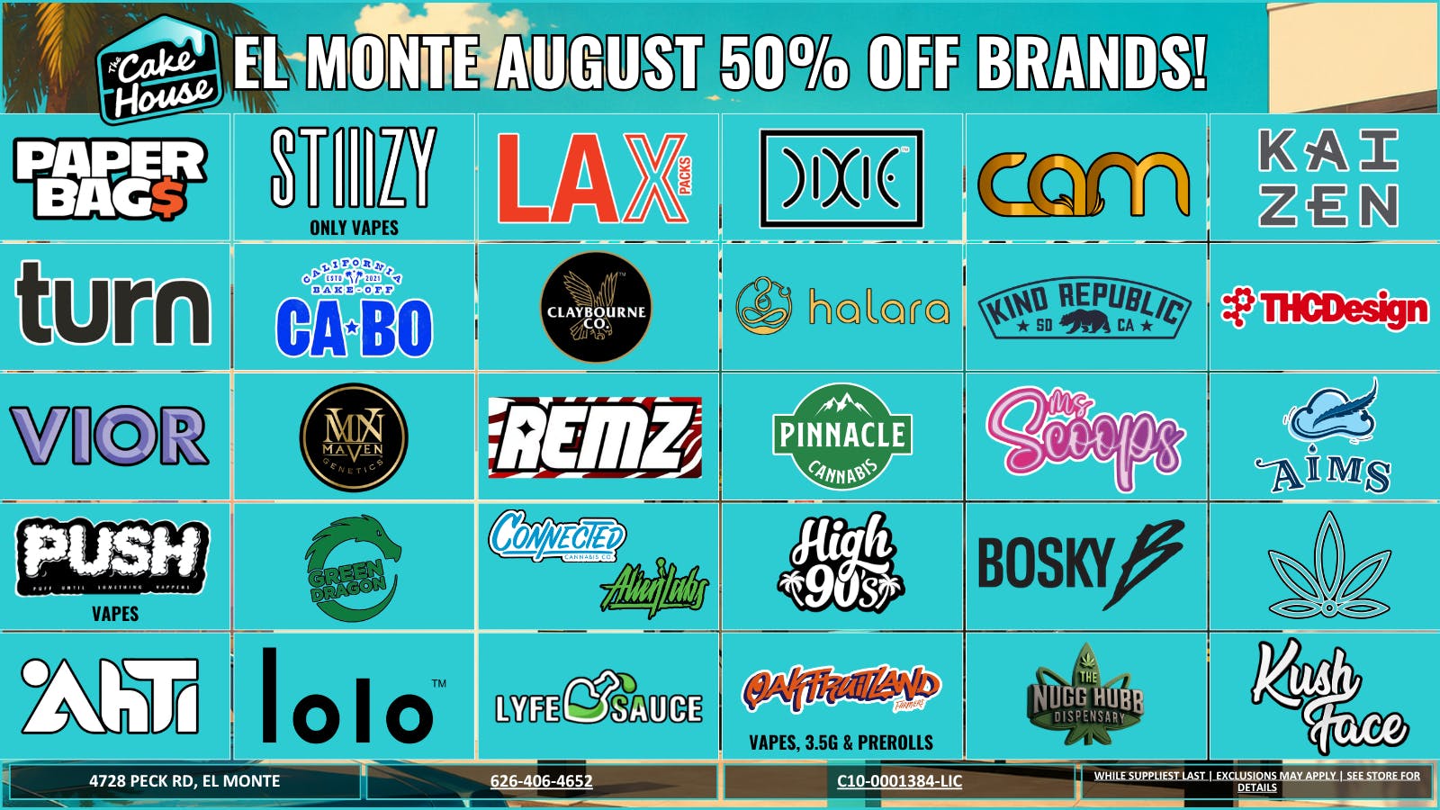 The Cake House - El Monte *NOW OPEN* TCH El Monte August Deals!