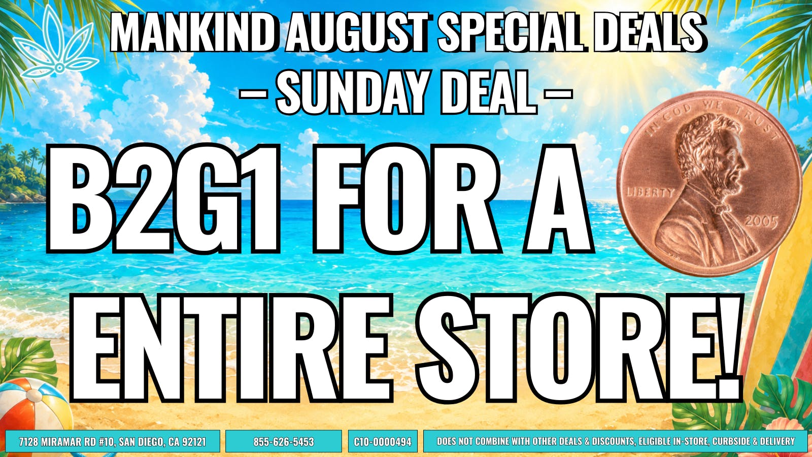 Mankind Dispensary Sunday B2G1 For a Penny