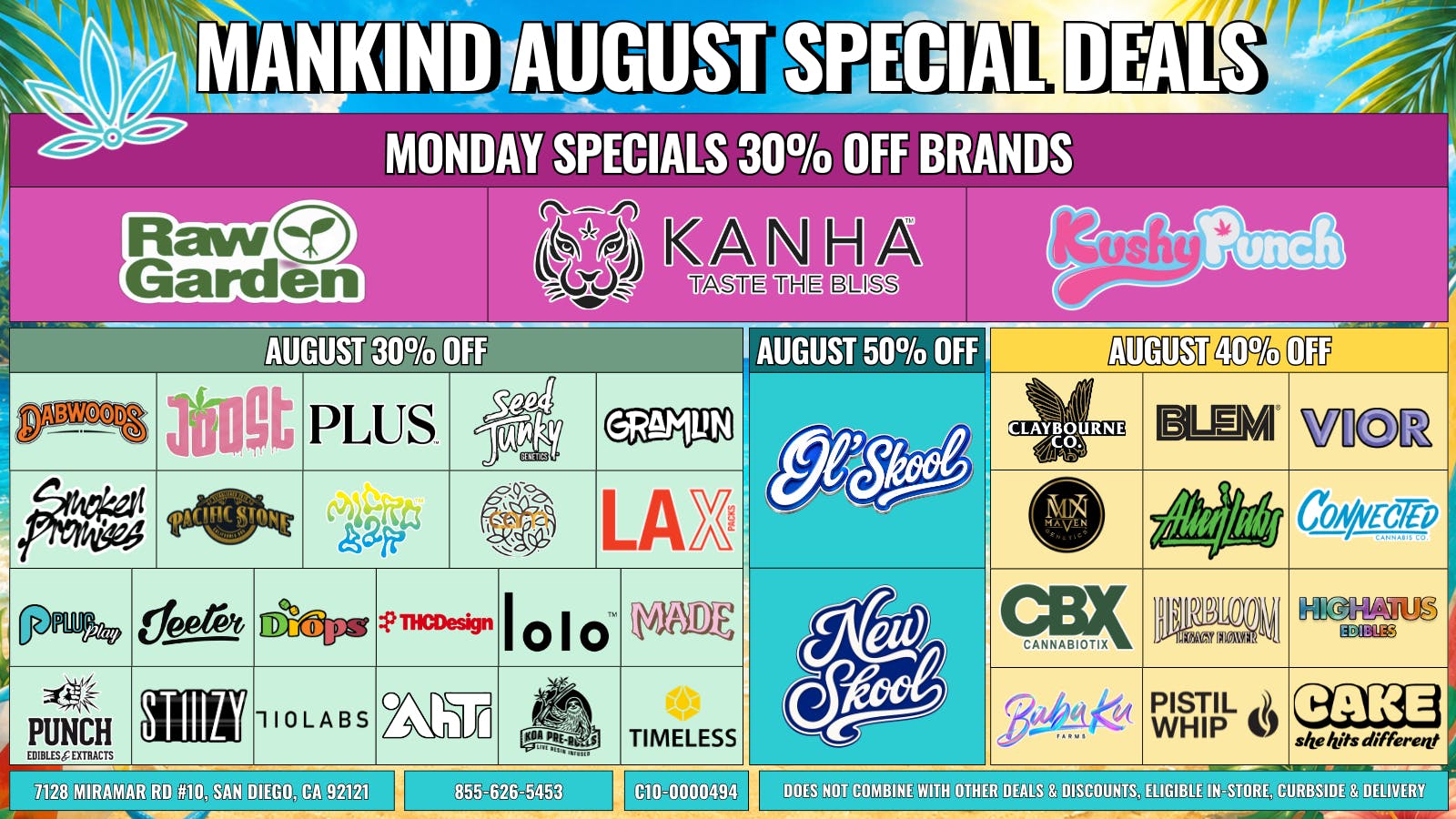Mankind Delivery Monday Specials 30% Off Brands!