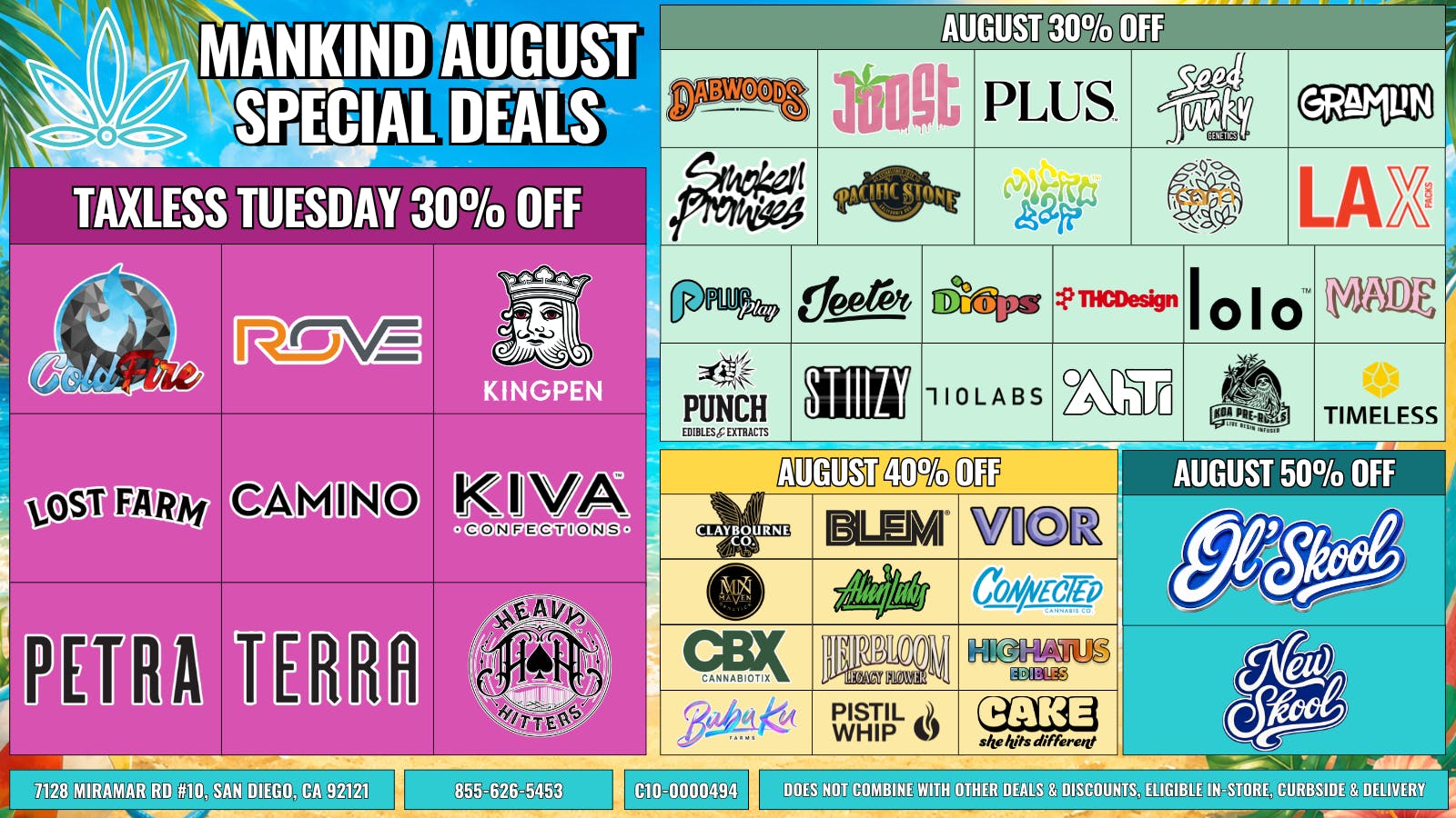 Mankind Delivery Tuesday Specials 30% Off Brands!