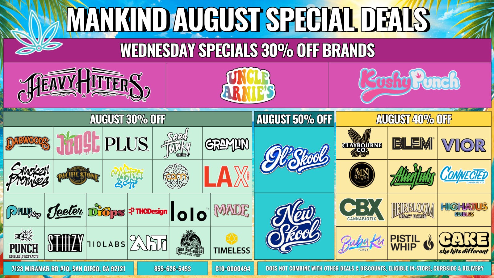 Mankind Delivery Wednesday Specials 30% Off Brands!