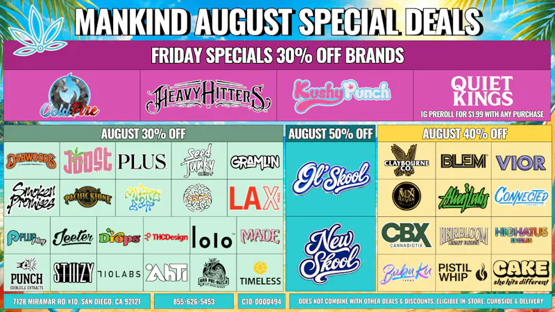 Mankind Delivery Friday Specials 30% Off Brands!