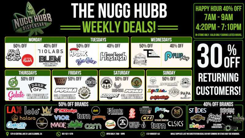 The Nugg Hubb The Nugg Hubb Weekly Deals!