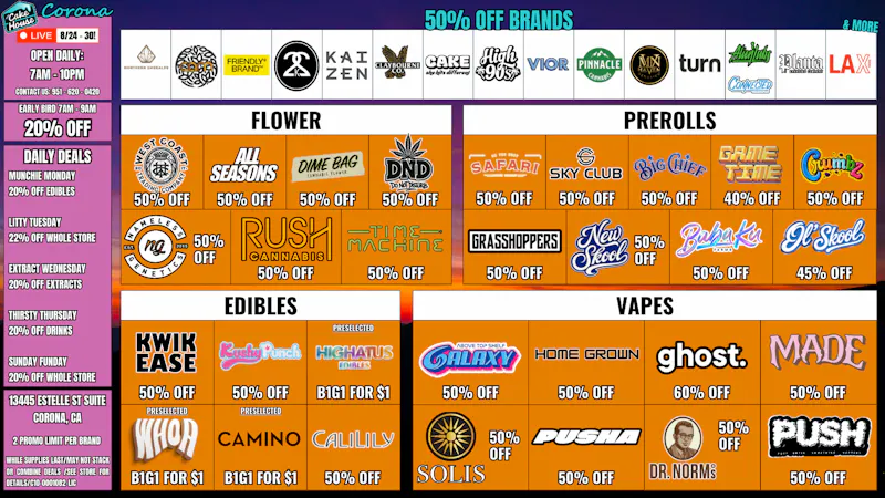 The Cake House - Corona TCH Corona Weekly Deals!