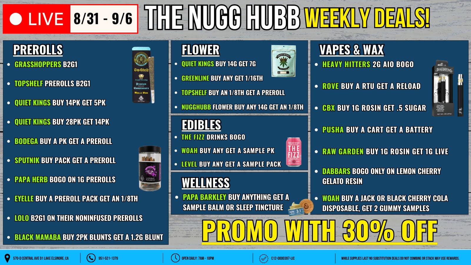 The Nugg Hubb The Nugg Hubb Weekly Deals!