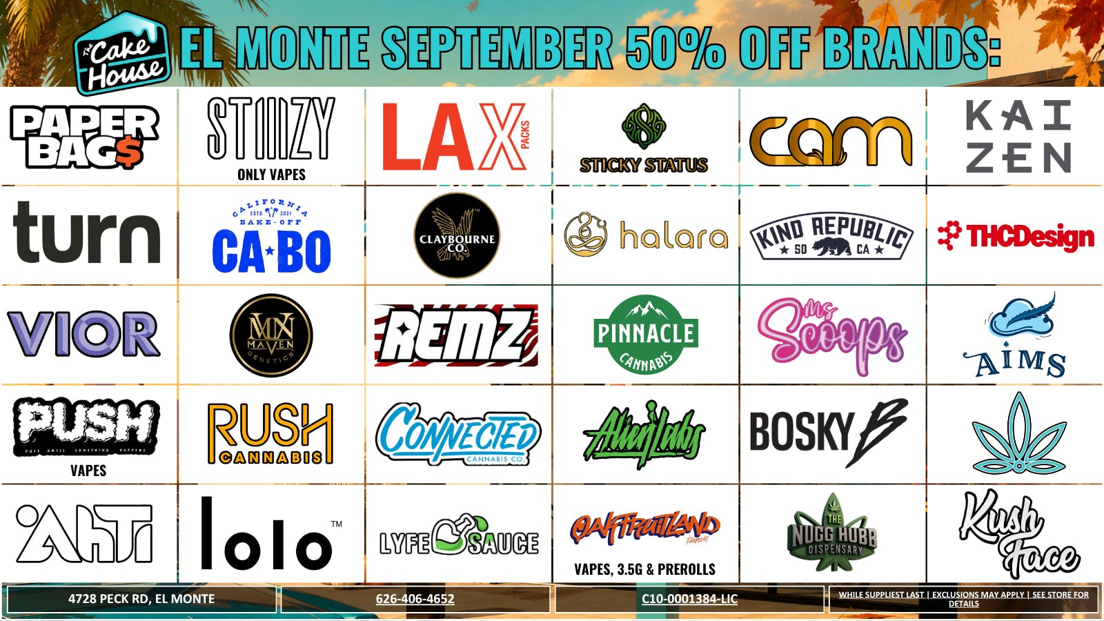 The Cake House - El Monte *NOW OPEN* TCH El Monte September Deals!