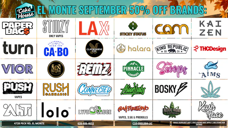 The Cake House - El Monte *NOW OPEN* TCH El Monte September Deals!