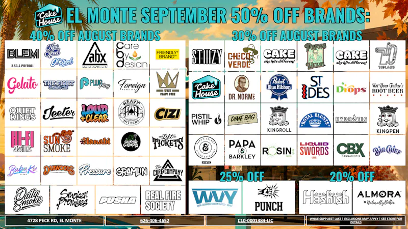 The Cake House - El Monte *NOW OPEN* TCH El Monte September Specials!