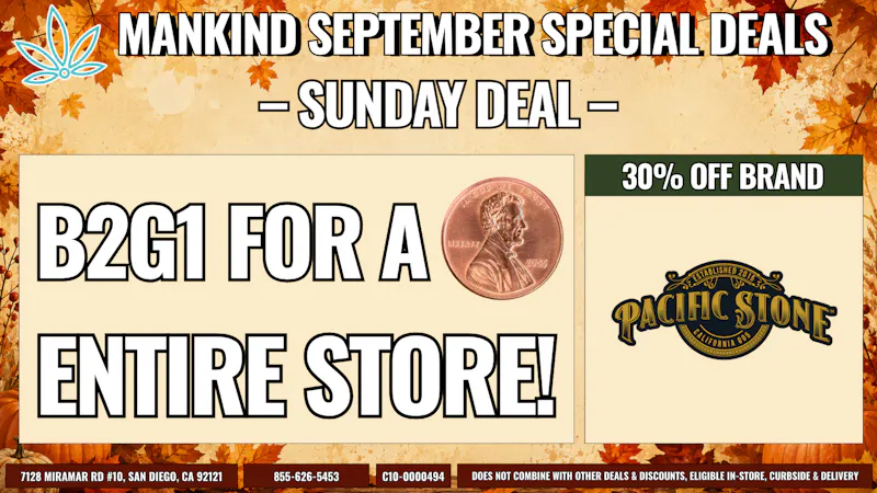 Mankind Dispensary Sunday B2G1 For a Penny