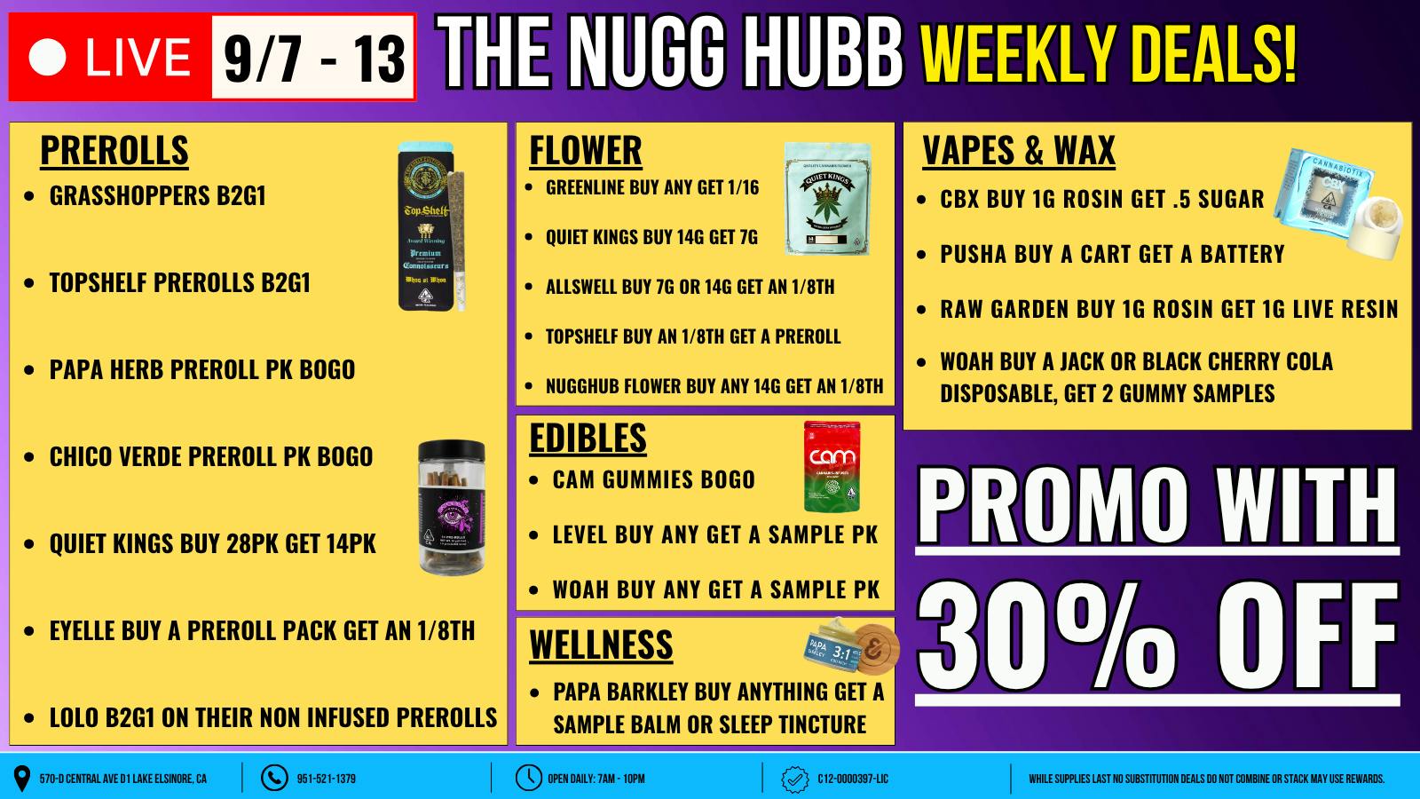 The Nugg Hubb The Nugg Hubb Weekly Deals!