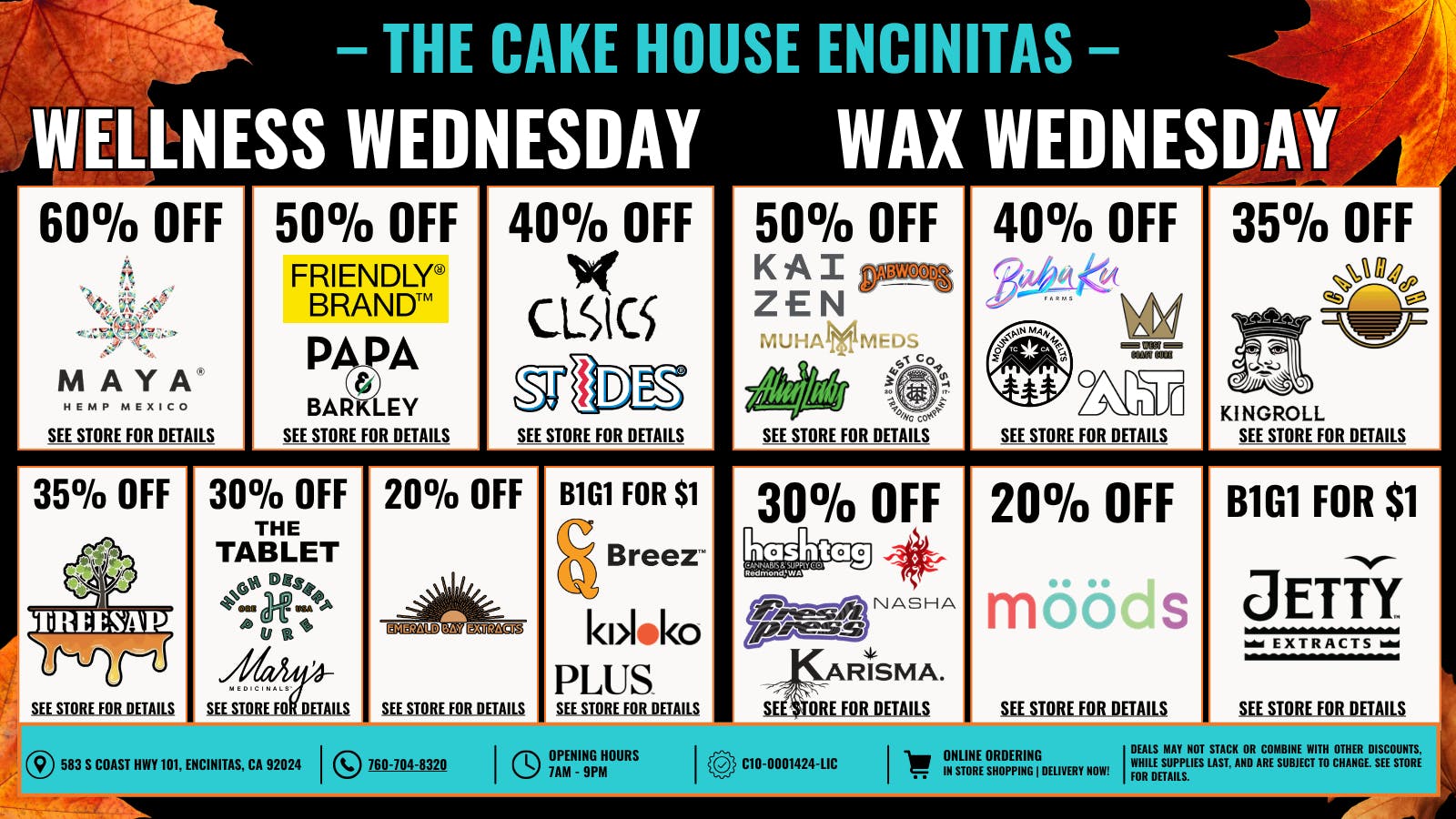 The Cake House - Encinitas Wax & Wellness Wednesdays + 45% OFF FTP!