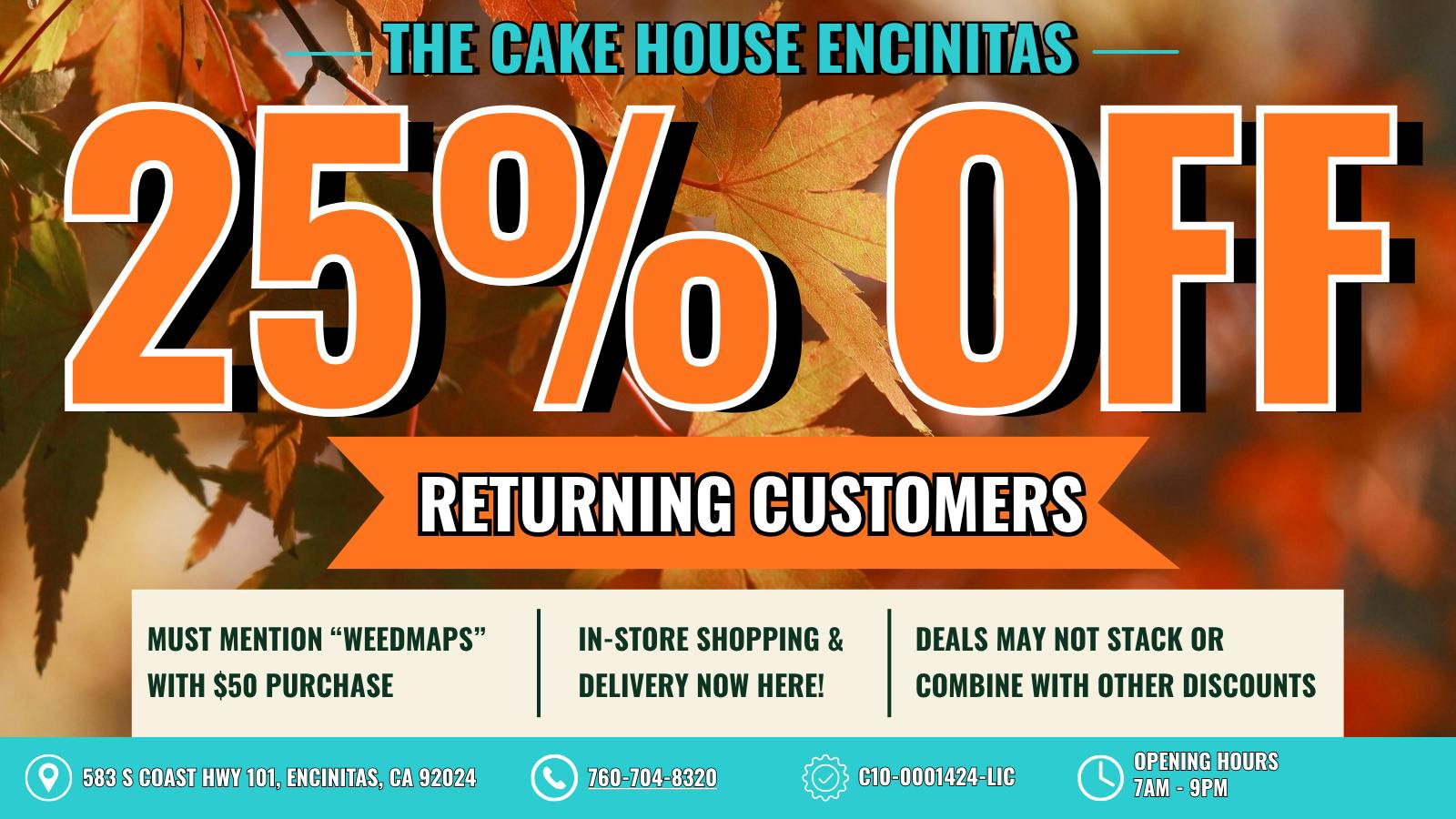 The Cake House - Encinitas TCH Encinitas Returning Customers!