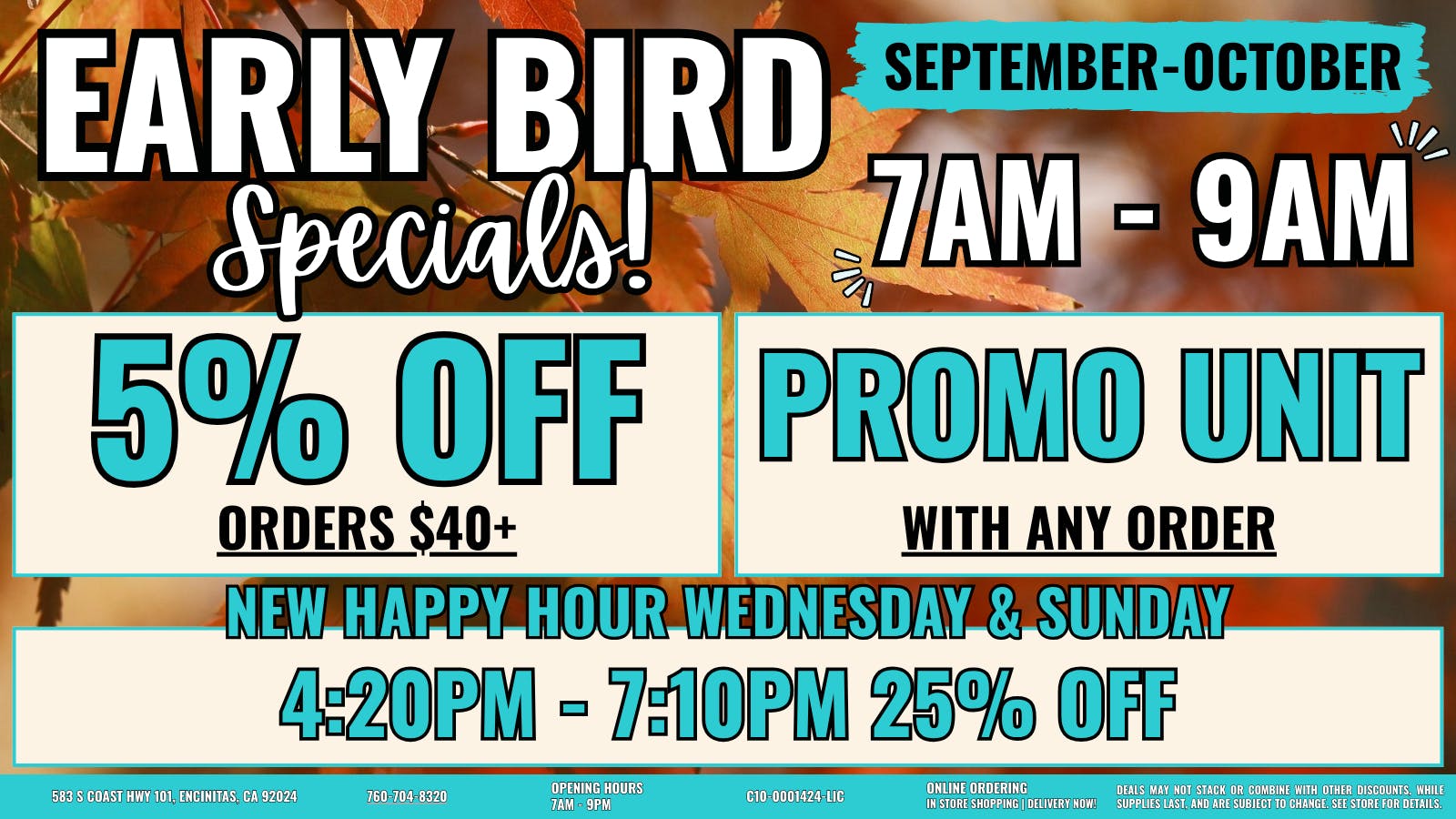 The Cake House - Encinitas TCH Encinitas Early bird Special!