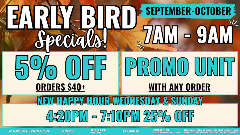 The Cake House - Carlsbad TCH Encinitas Early Bird Special!