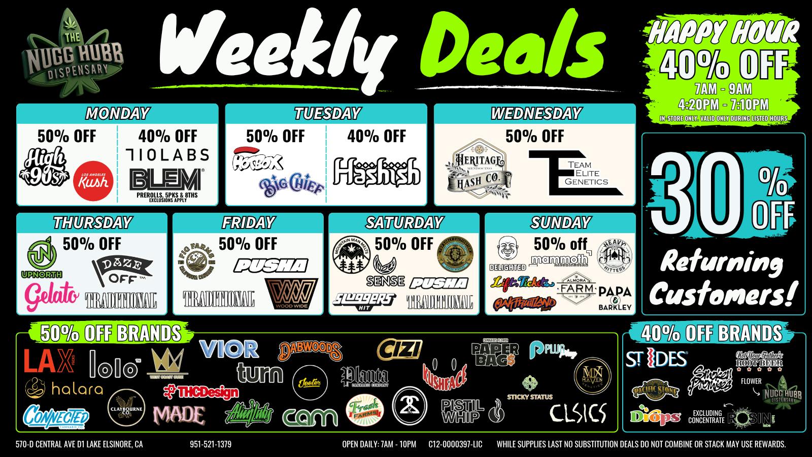 The Nugg Hubb The Nugg Hubb Weekly Deals!
